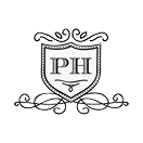 PH monogram in ornate shield - The Village Florist Hunters Hill