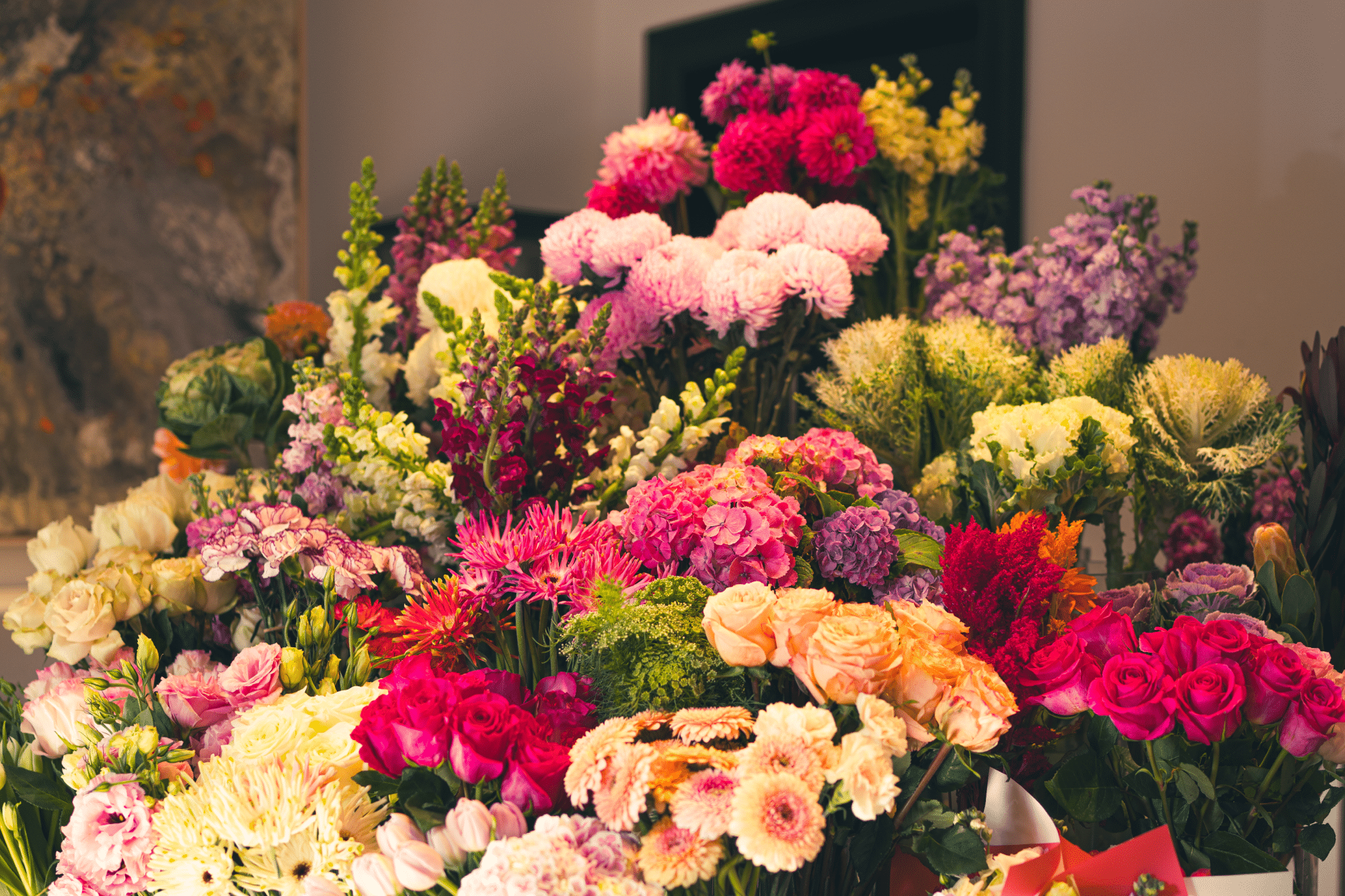 Vibrant floral arrangements for events - The Village Florist Hunters Hill